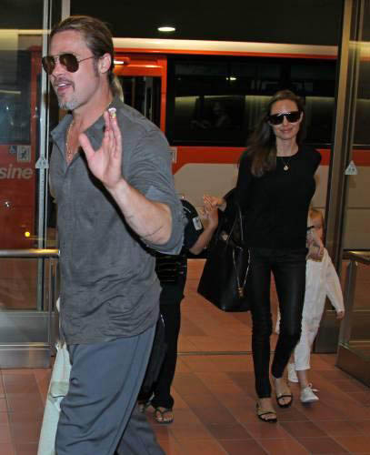 Brad Pitt and Angelina Jolie arrive Entebbe Airport for Uganda's solar eclipse, apparently Brad Pitt and Angelina Jolie arrive Entebbe Airport for Uganda's solar eclipse, apparently