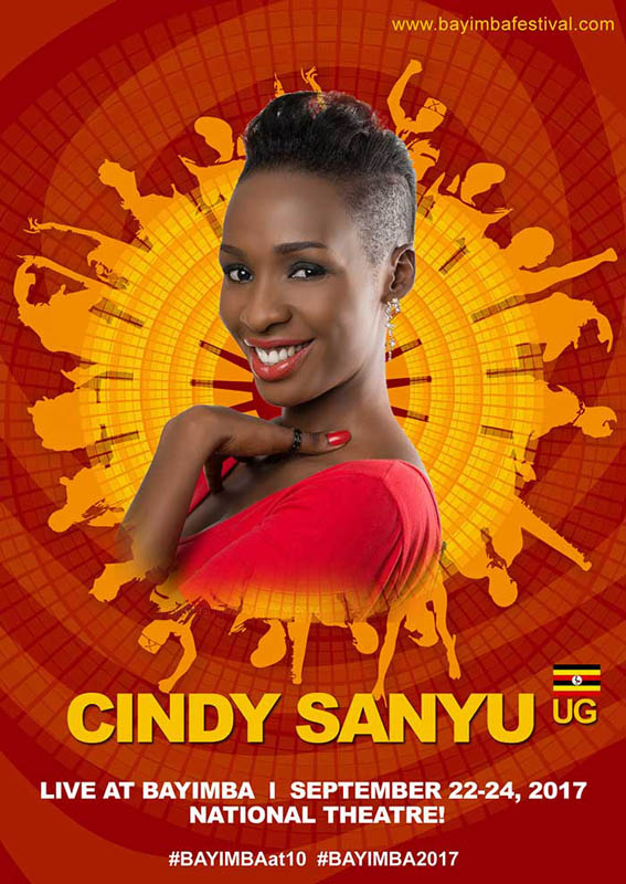 Cindy Sanyu. Bayimba International Festival of the Arts 2017