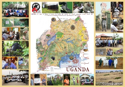 Conservation Through Public Health's 10th Anniversary Photo Map of Uganda Conservation Through Public Health's 10th Anniversary Photo Map of Uganda