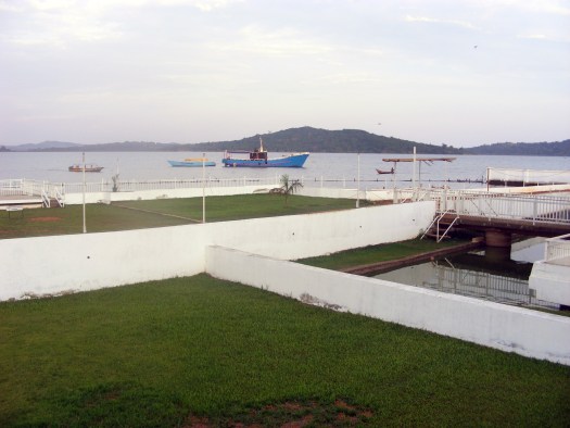 Where to eat fish on Lake Victoria. View from Ggaba Beach across to Bole and Mukono. Ggaba, Kampala, Uganda Guide to eating fish, Lake Victoria - Diary of a Muzungu