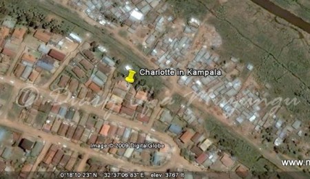 Google Earth view of Namuwongo, Kampala