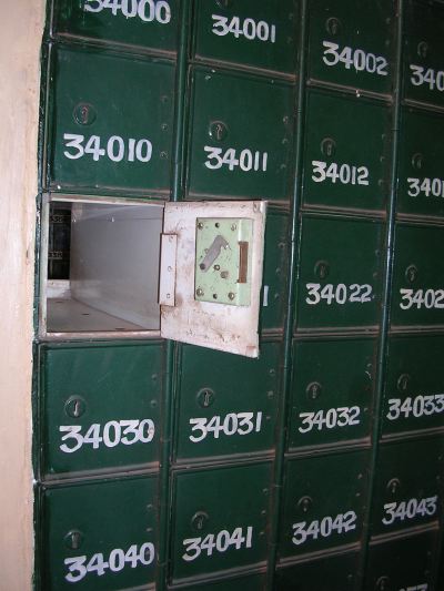 Postboxes at Kampala Road Post Office Postboxes at Kampala Road Post Office