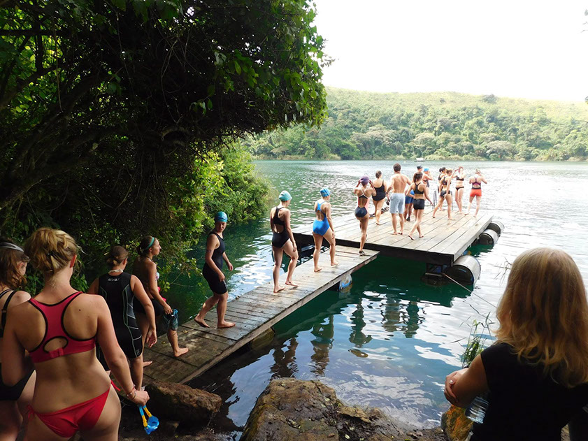 kyaninga-triathlon-swimming-crater-lake PHOTO Olive Nakiyemba