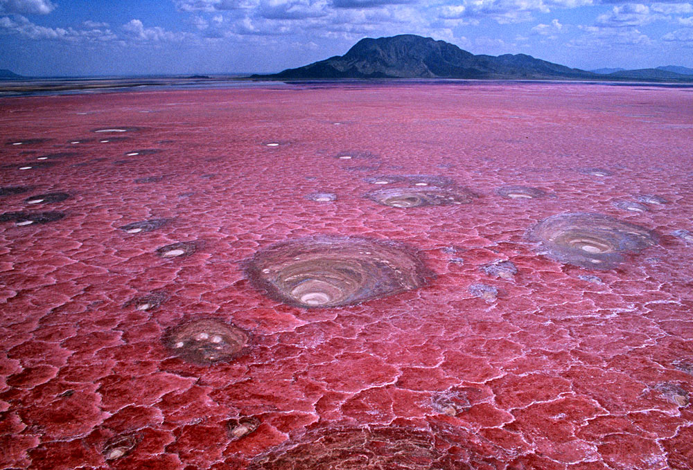 Lake Natron soda lake, Tanzania