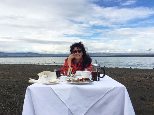 lakeshore breakfast. Lake Elmenteita Serena Camp. Diary of a Muzungu