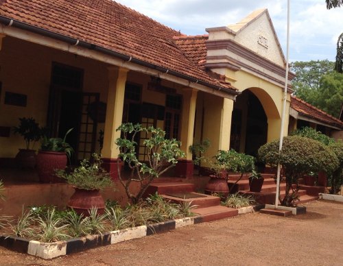 Masindi Hotel entrance. Diary of a Muzungu