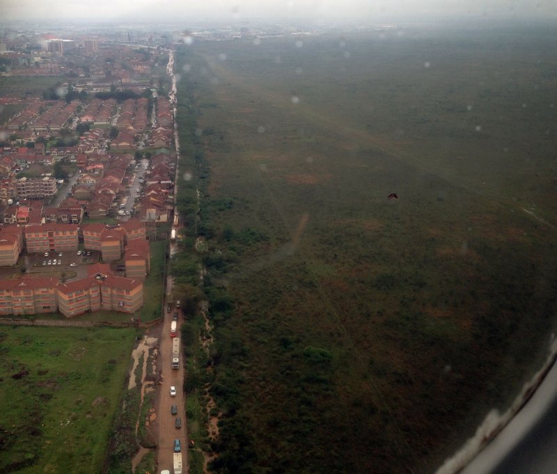 Safarilink aerial view Nairobi National Park Safarilink aerial view Nairobi National Park