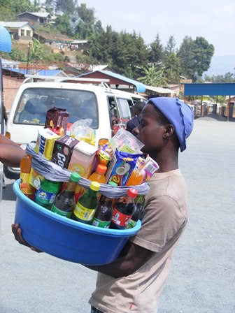 Rwanda street food. bus trip Musanze Rwanda street food. bus trip Musanze
