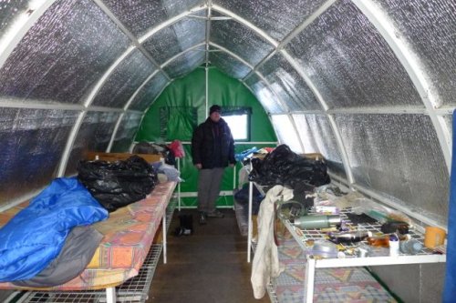 insulated accommodation. rwenzori trekking services campsite