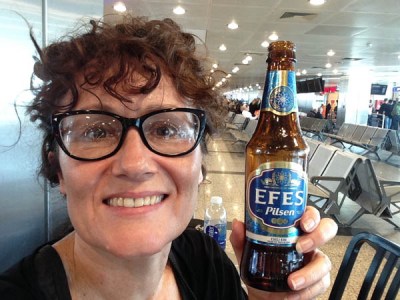 Efes beer. Ataturk airport Efes beer. Ataturk airport