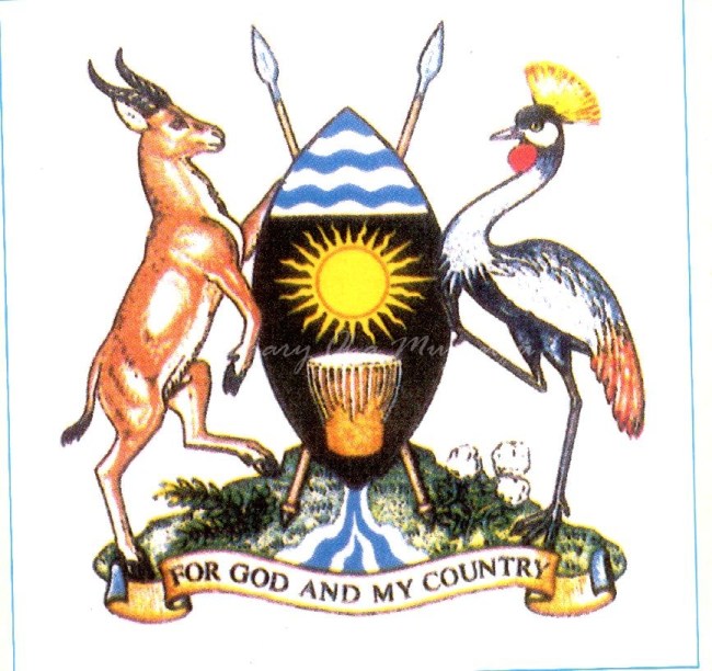Uganda Kob and Grey Crowned Crane adorn Uganda's crest